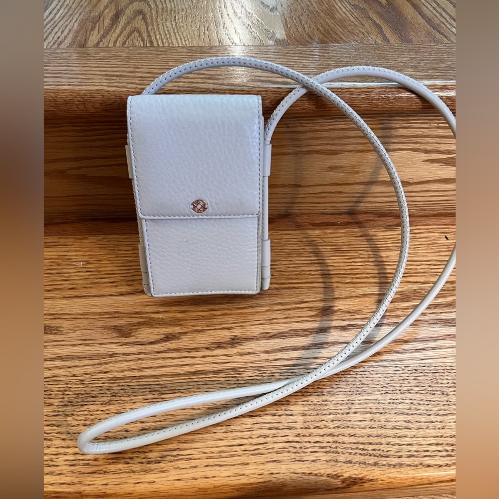 Dagne Dover Piper Phone Sling in Bone Leather